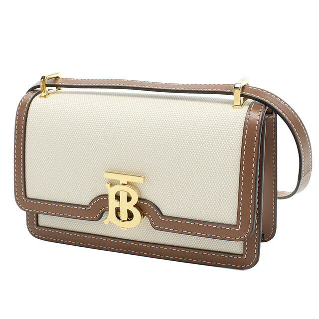 バーバリー 斜め掛け ショルダーバッグ レディース ブランド BURBERRY イタリア 8070574 NATURAL-MALT BROWN ホワイト系 バッグ BUR8070574011