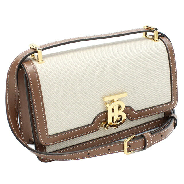 バーバリー 斜め掛け ショルダーバッグ レディース ブランド BURBERRY イタリア 8070574 NATURAL-MALT BROWN ホワイト系 バッグ BUR8070574011
