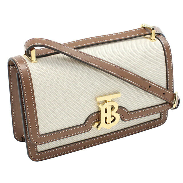 バーバリー 斜め掛け ショルダーバッグ レディース ブランド BURBERRY イタリア 8070574 NATURAL-MALT BROWN ホワイト系 バッグ BUR8070574011
