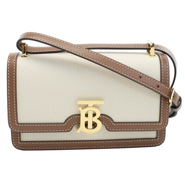 バーバリー 斜め掛け ショルダーバッグ レディース ブランド BURBERRY イタリア 8070574 NATURAL-MALT BROWN ホワイト系 バッグ BUR8070574011