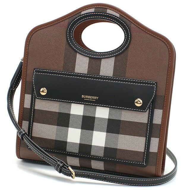 バーバリー トートバッグ レディース ブランド BURBERRY イタリア 8071386 DARK BIRCH BROWN ブラウン系 バッグ BUR8071386011