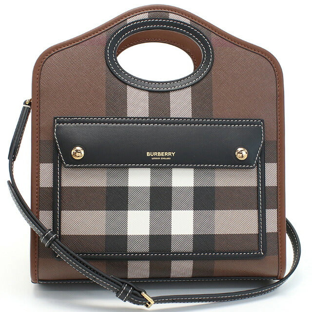 バーバリー トートバッグ レディース ブランド BURBERRY イタリア 8071386 DARK BIRCH BROWN ブラウン系 バッグ BUR8071386011