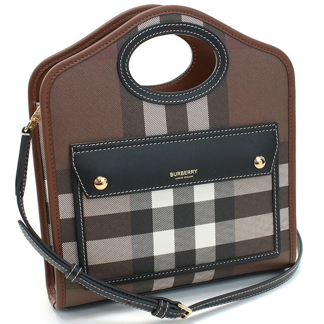 バーバリー トートバッグ レディース ブランド BURBERRY イタリア 8071386 DARK BIRCH BROWN ブラウン系 バッグ BUR8071386011