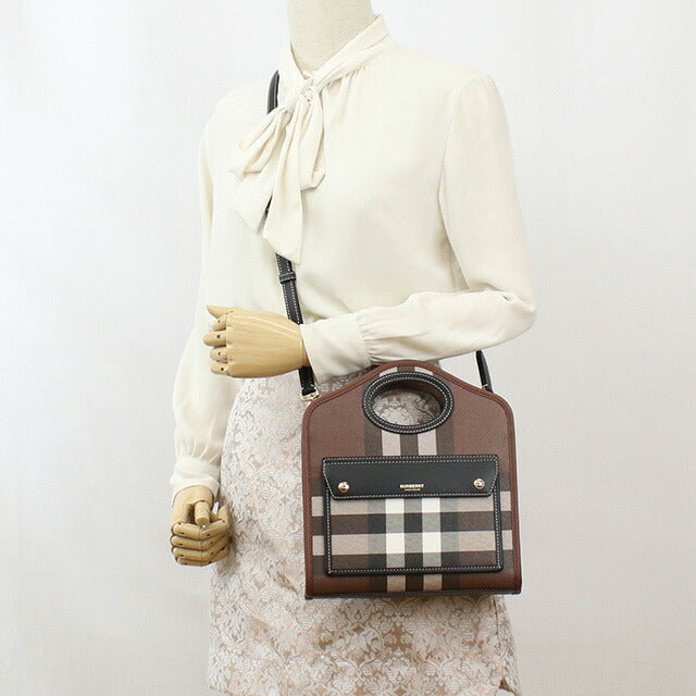 バーバリー トートバッグ レディース ブランド BURBERRY イタリア 8071386 DARK BIRCH BROWN ブラウン系 バッグ BUR8071386011