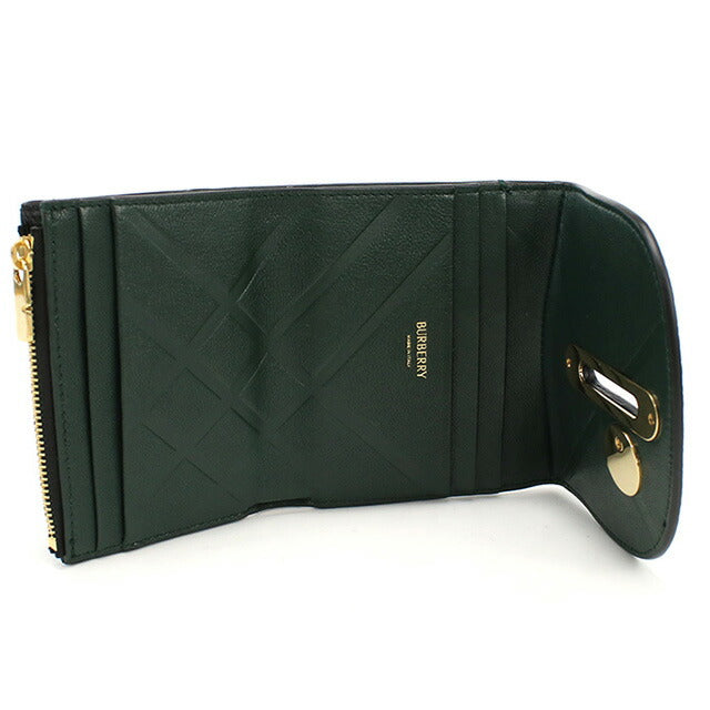 バーバリー 三折財布小銭入付き レディース ブランド BURBERRY 8081669 BLACK ブラック 財布 BUR8081669011