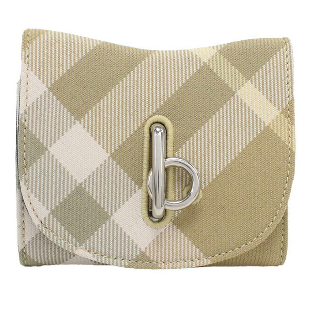 バーバリー 三折財布小銭入付き レディース ブランド BURBERRY イタリア 8081783 FLAX ベージュ系 マルチカラー 財布 BUR8081783011