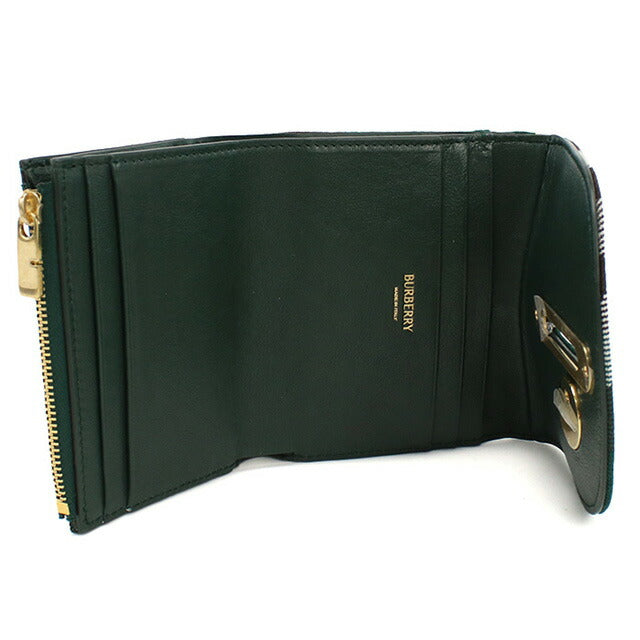 バーバリー 三折財布小銭入付き レディース ブランド BURBERRY 8081784 IVY グリーン系 マルチカラー 財布 BUR8081784011