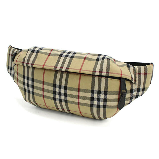 バーバリー ボディバッグ メンズ ブランド BURBERRY ナイロン ルーマニア 8084114 ベージュ系 マルチカラー バッグ BUR8084114011