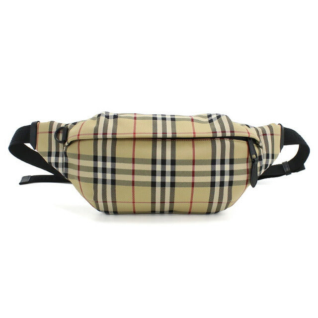 バーバリー ボディバッグ メンズ ブランド BURBERRY ナイロン ルーマニア 8084114 ベージュ系 マルチカラー バッグ BUR8084114011
