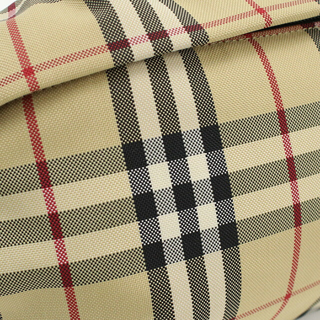 バーバリー ボディバッグ メンズ ブランド BURBERRY ナイロン ルーマニア 8084114 ベージュ系 マルチカラー バッグ BUR8084114011