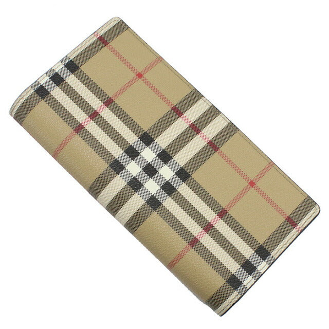 バーバリー 長財布ニ折小銭入付き メンズ ブランド BURBERRY 8084168 ARCHIVE BEIGE 財布 BUR8084168011