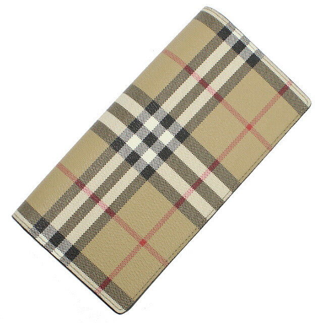 バーバリー 長財布ニ折小銭入付き メンズ ブランド BURBERRY 8084168 ARCHIVE BEIGE 財布 BUR8084168011