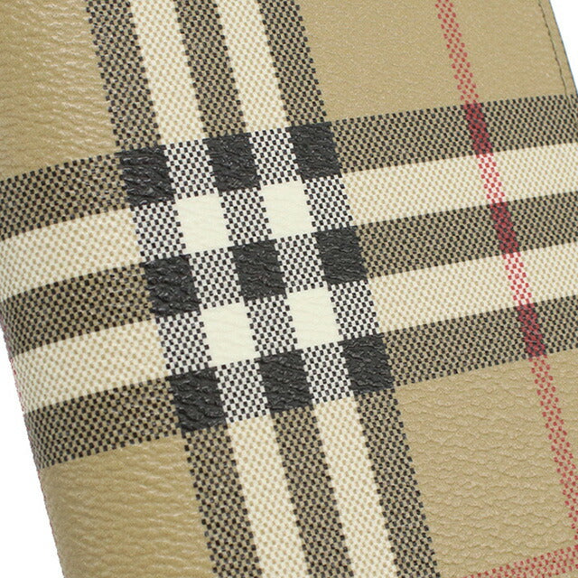 バーバリー 長財布ニ折小銭入付き メンズ ブランド BURBERRY 8084168 ARCHIVE BEIGE 財布 BUR8084168011