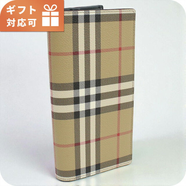 バーバリー 長財布ニ折小銭入付き メンズ ブランド BURBERRY 8084168 ARCHIVE BEIGE 財布 BUR8084168011