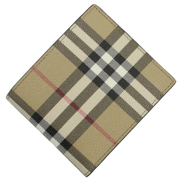 バーバリー 二折財布小銭入付き メンズ ブランド BURBERRY 8084169 ARCHIVE BEIGE 財布 BUR8084169011