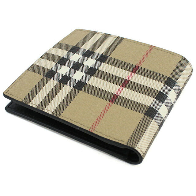 バーバリー 二折財布小銭入付き メンズ ブランド BURBERRY 8084169 ARCHIVE BEIGE 財布 BUR8084169011