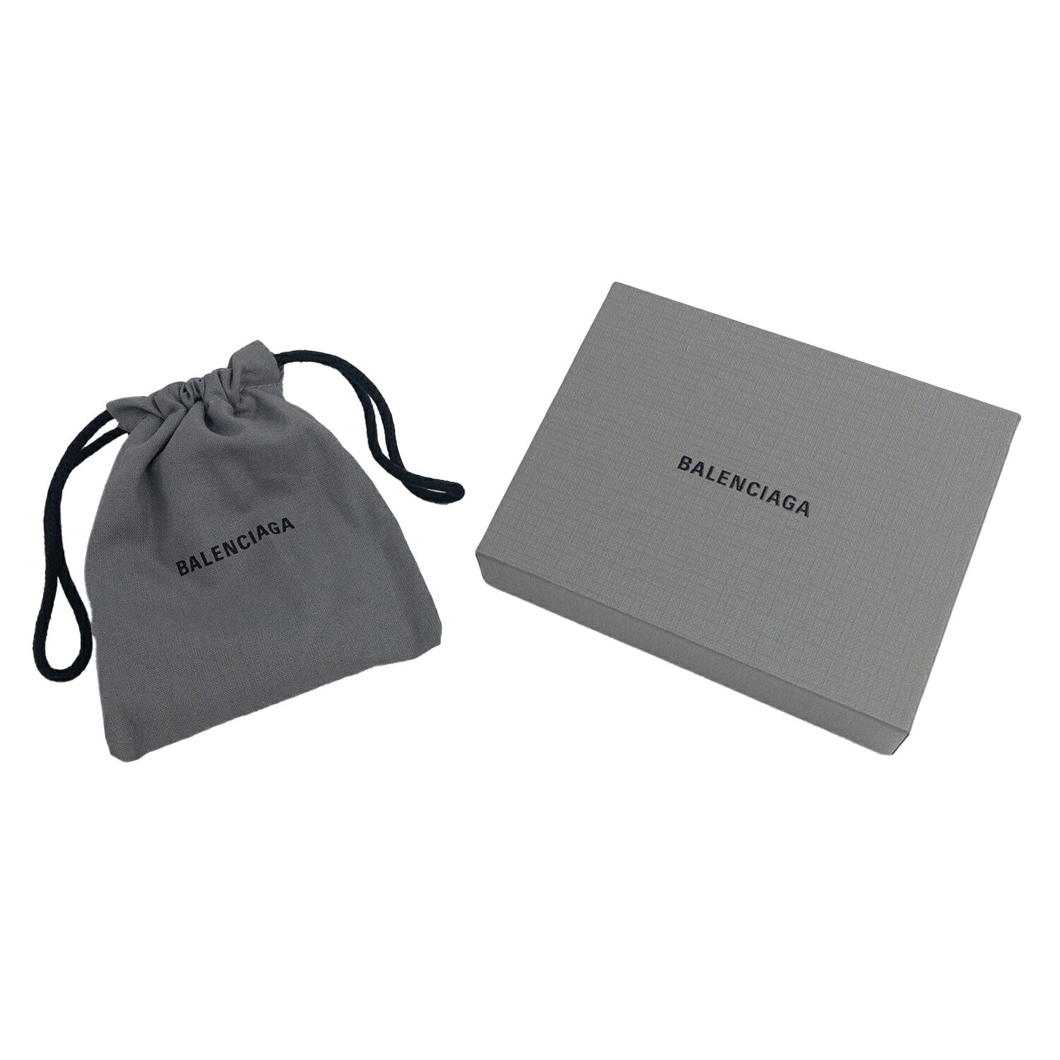 バレンシアガ BALENCIAGA 785250 210D8 1061 BBモノグラム シグネチャー マグネット 磁気 カードホルダー ブラック/グレー メンズ ユニセックス BWBC00067M