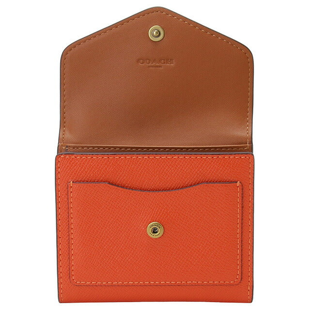 コーチ COACH CH808 B4B4D ウィン 三つ折り財布 スモールウォレット サンオレンジ レディース WYN SMALL WALLET BWCO01111L