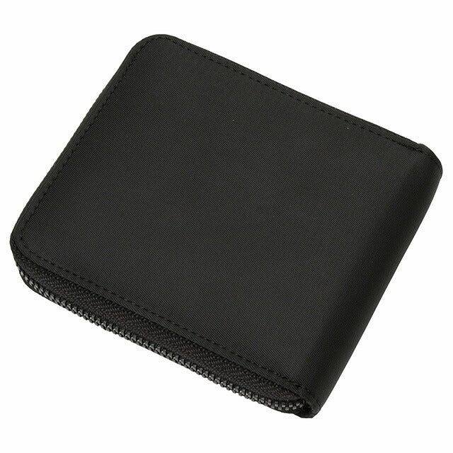 ディーゼル DIESEL X09541 P5480 T8013 ロゴプリント 小銭入付 二つ折り財布 ジップウォレット ブラック メンズ BILFOLD COIN ZIP XS BWDE00512M