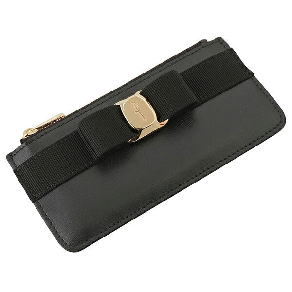 サルバトーレフェラガモ Salvatore Ferragamo 22E010 734494 001 ヴァラ リボン カードケース コインケース フラグメントケース BWFR00231L