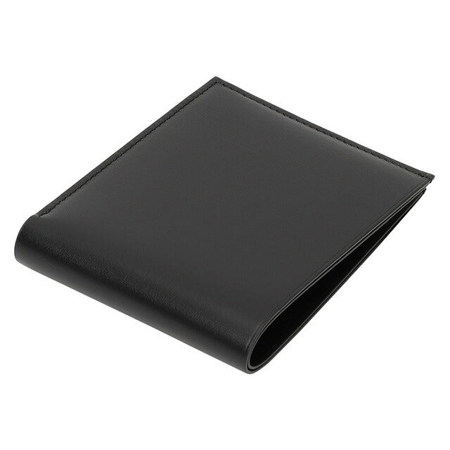 ジルサンダー JIL SANDER J25UI0001 P5454 001 エンボスロゴ 二つ折り財布(小銭入れ無し)ポケットウォレット ブラック メンズ POCKET WALLET 記念品 ギフト BWJL00049M