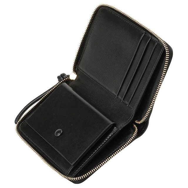 ジルサンダー JIL SANDER J07UI0006 P4841 001 ジロ ラウンドファスナー 二つ折り財布 ブラック レディース ユニセックス BWJL00057L