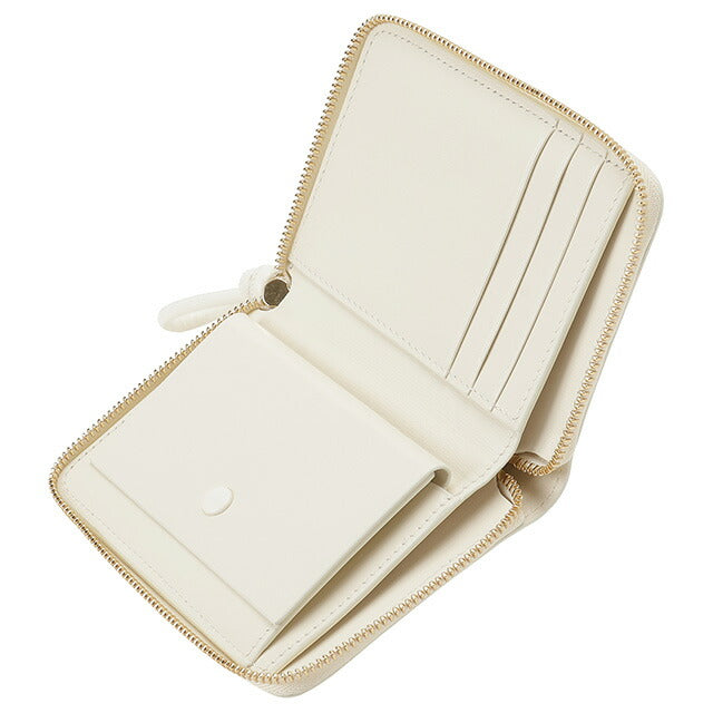 ジルサンダー JIL SANDER J07UI0006 P4841 106 ジロ ラウンドファスナー 二つ折り財布 ホワイト レディース ユニセックス BWJL00058L