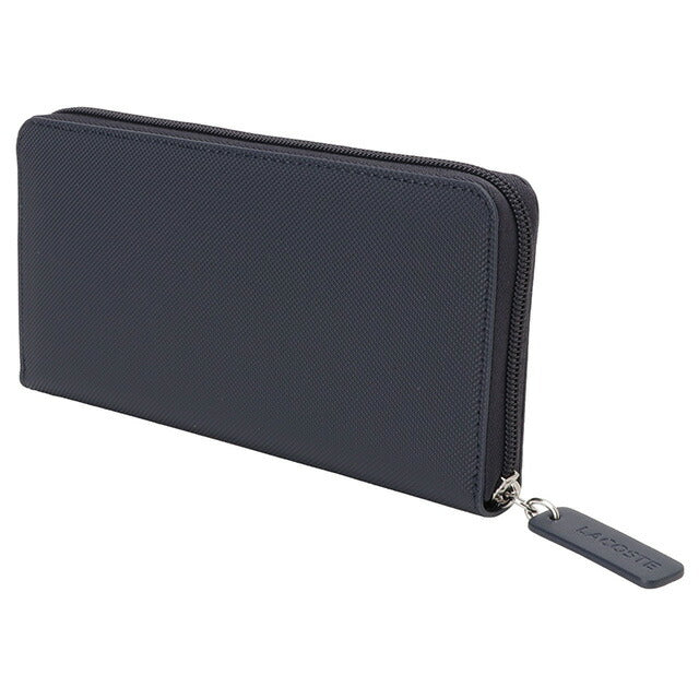 ラコステ LACOSTE NF2900 141 L.12.12 CONCEPT ラウンドファスナー長財布 ネイビー レディース メンズ ユニセックス ワニロゴ 記念品 プレゼント ギフト BWLT00014L