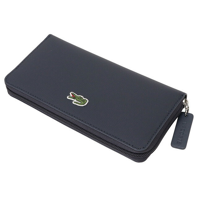 ラコステ LACOSTE NF2900 141 L.12.12 CONCEPT ラウンドファスナー長財布 ネイビー レディース メンズ ユニセックス ワニロゴ 記念品 プレゼント ギフト BWLT00014L