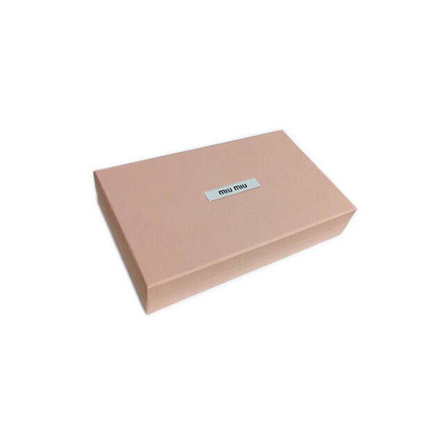 ミュウミュウ ナッパ ヴェレ パンチング 二つ折り長財布 5M1109 NAPPA VELE AZALEA レディース BWMI00022L