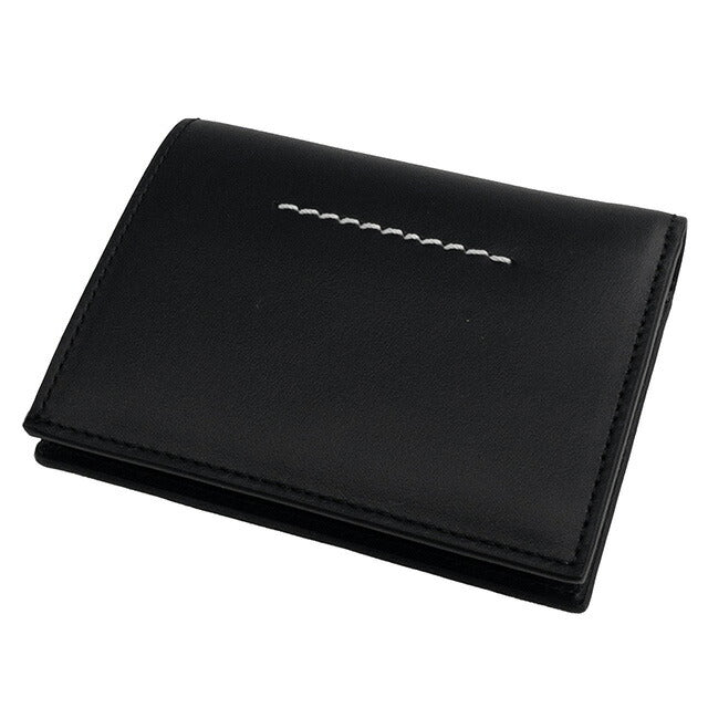 エムエムシックス メゾンマルジェラ MM6 SA5UI0015 P6418 T8013 ニューメリック 二つ折り財布 ミニ財布 ブラック レディース メンズ ユニセックス BWMX00083L