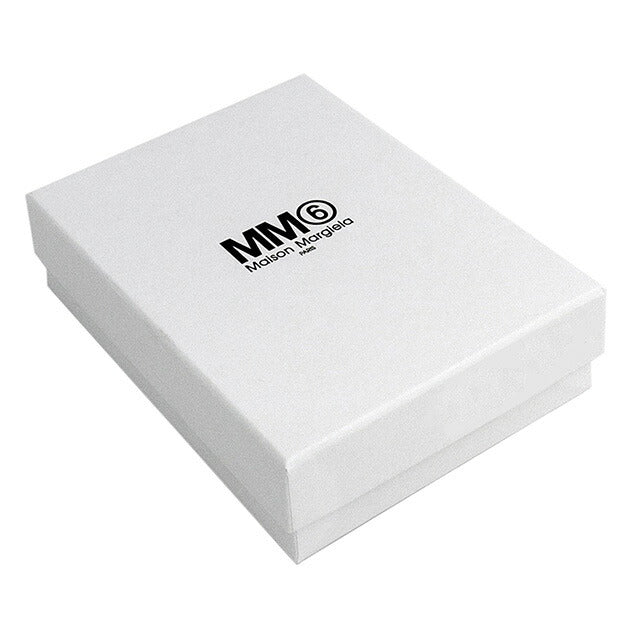 エムエムシックス メゾンマルジェラ MM6 SA5UI0015 P6418 T8013 ニューメリック 二つ折り財布 ミニ財布 ブラック レディース メンズ ユニセックス BWMX00083L