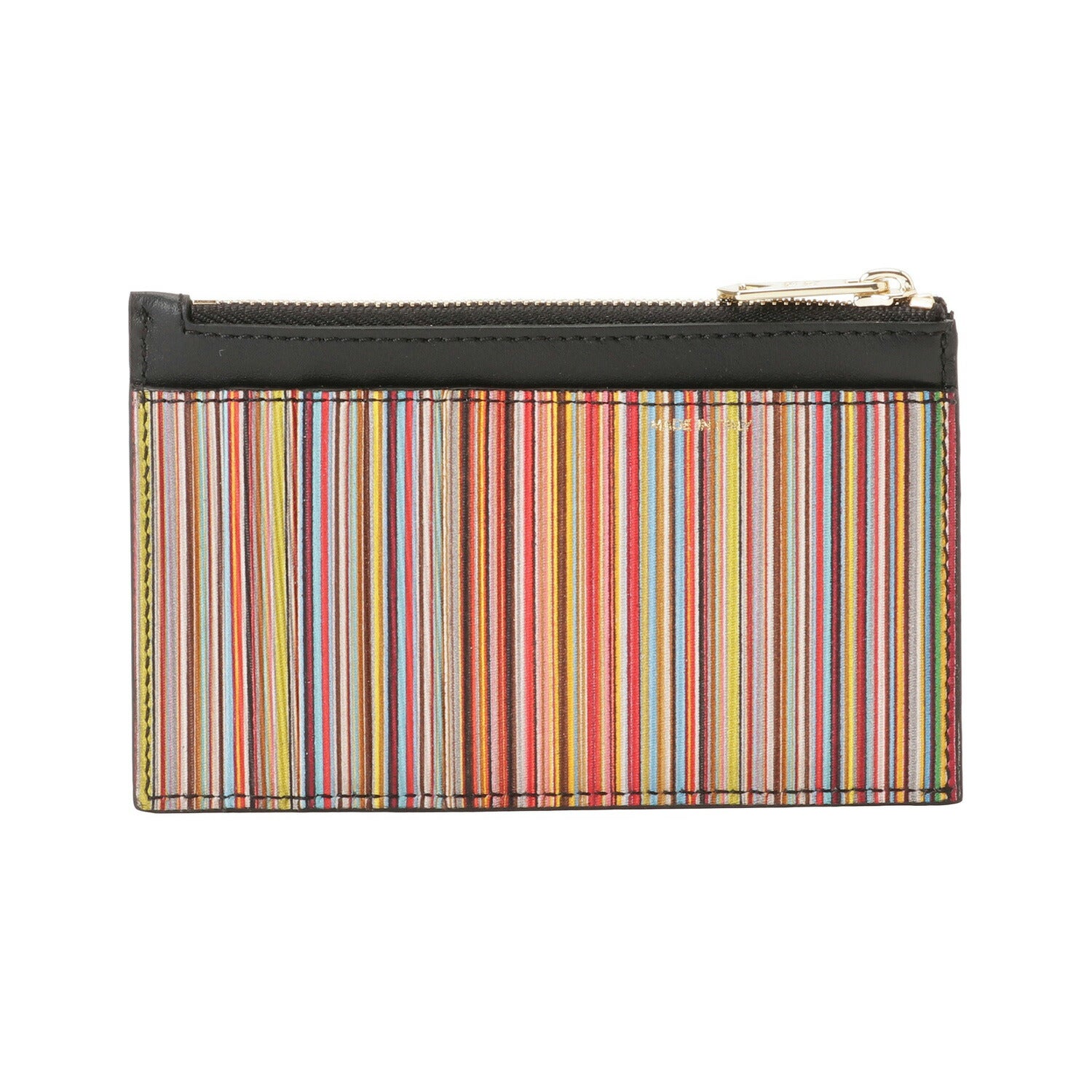 ポールスミス PAUL SMITH M1A 6136 BMULTI 79 カードケース コインケース 小銭入れ フラグメントケース ブラック/マルチストライプ メンズ 記念品 ギフト BWPS00200M