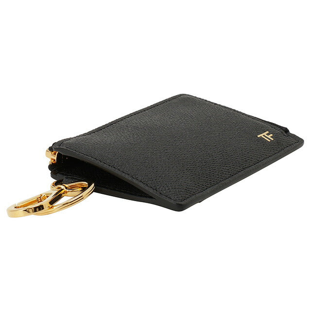 トムフォード TOM FORD YM339 LCL081G 1N001 キーリング付カードケース コインケース ブラック メンズ ウォレット BWTD00040M