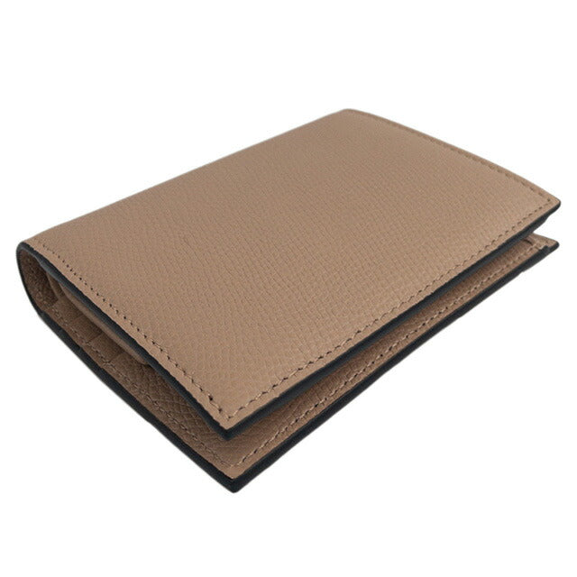 ヴァレンティノ VALENTINO 5W2P0R39 SNP GF9 Vロゴ シグネチャー スモール ウォレット 二つ折り財布 ミニ財布 ピンクベージュ レディース BWVA00054L