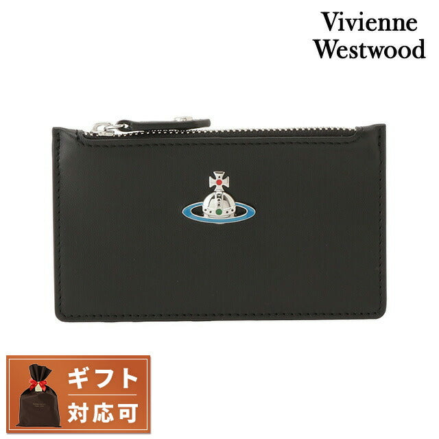 ヴィヴィアン ウエストウッド Vivienne Westwood 51110039 L001L N403 カードケース コインケース フラグメントケース ブラック レディース 記念品 ギフト BWVV00331L