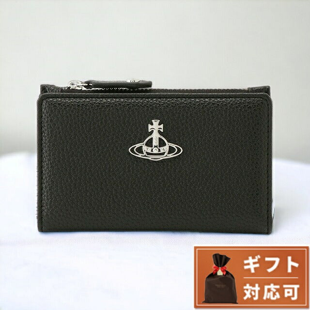 ヴィヴィアン ウエストウッド Vivienne Westwood 51110038 S000D N403 二つ折り カードケース コインケース ブラック レディース 記念品 プレゼント ギフト BWVV00332L