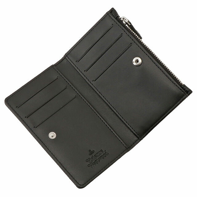 ヴィヴィアン ウエストウッド Vivienne Westwood 51110038 S000D N403 二つ折り カードケース コインケース ブラック レディース 記念品 プレゼント ギフト BWVV00332L