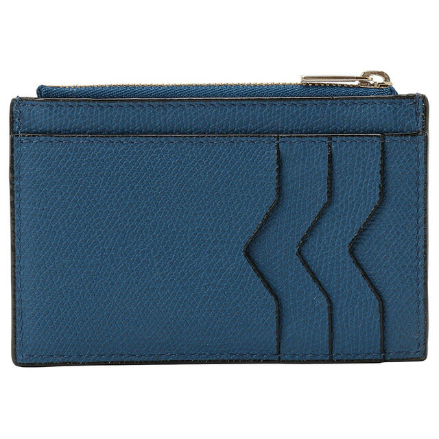 ヴァレクストラ VALEXTRA V2A09 028 BD / SGNL0009028LOCCP99 BD フラグメントケース カードケース コインケース デニムブルー メンズ レディース BWVX00001M