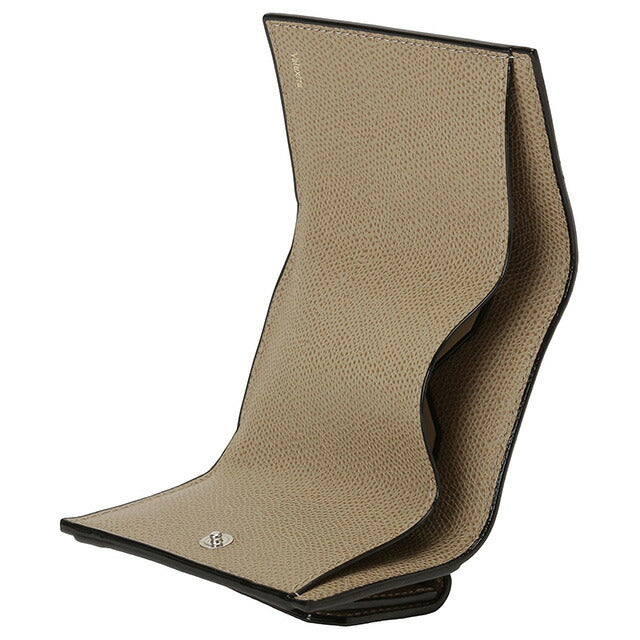 ヴァレクストラ VALEXTRA V8L26 028 MO / SGNL0026028LRLWF99 MO 三つ折り財布 ミニ財布 コンパクトウォレット オイスターグレー レディース メンズ BWVX00019L