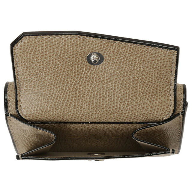 ヴァレクストラ VALEXTRA V8L26 028 MO / SGNL0026028LRLWF99 MO 三つ折り財布 ミニ財布 コンパクトウォレット オイスターグレー レディース メンズ BWVX00019L