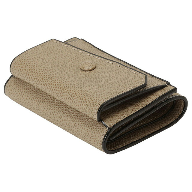 ヴァレクストラ VALEXTRA V8L26 028 MO / SGNL0026028LRLWF99 MO 三つ折り財布 ミニ財布 コンパクトウォレット オイスターグレー レディース メンズ BWVX00019L