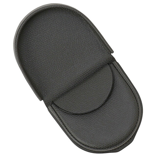 ヴァレクストラ VALEXTRA V0L89 028 GF / SGSR0089028L99CP99 GF 馬蹄型コインケース 小銭入れ ダークグレー メンズ レディース ユニセックス BWVX00025M