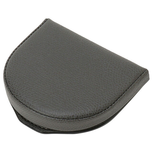 ヴァレクストラ VALEXTRA V0L89 028 GF / SGSR0089028L99CP99 GF 馬蹄型コインケース 小銭入れ ダークグレー メンズ レディース ユニセックス BWVX00025M