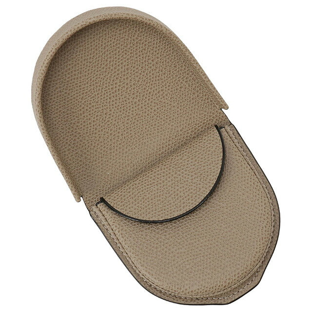 ヴァレクストラ VALEXTRA V0L89 028 MO / SGSR0089028L99CP99 MO 馬蹄型コインケース 小銭入れ オイスターグレー メンズ レディース ユニセックス BWVX00026M