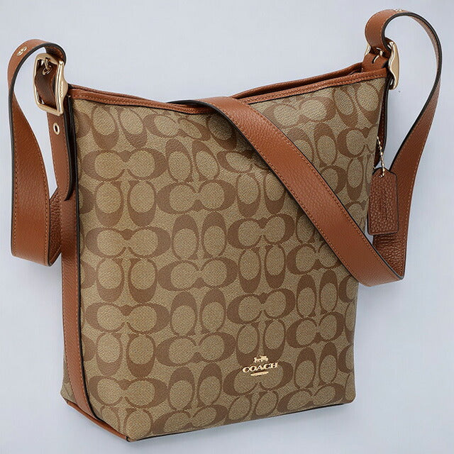 コーチ ショルダーバッグ レディース ブランド COACH シグネチャー C2819 IMS5U 1 ベージュ/ブラウン C2819-IMS5U-1