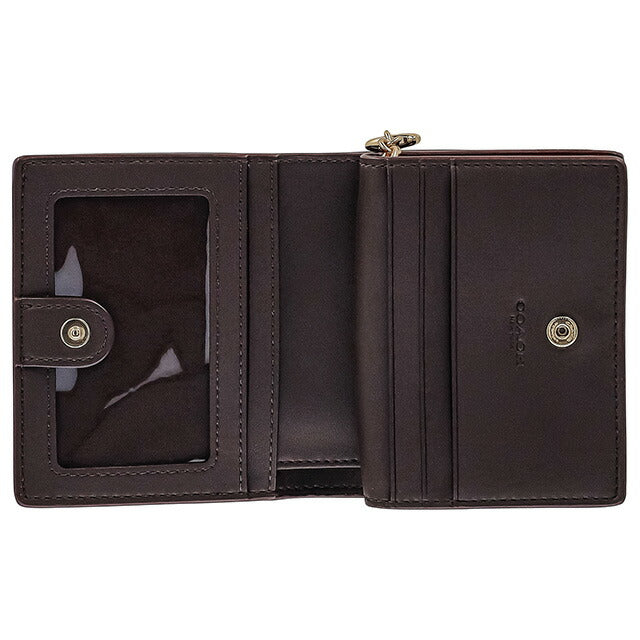 コーチ 二つ折り財布 レディース ブランド COACH レザー C2862 IMUP7 1 レッド C2862-IMUP7-1