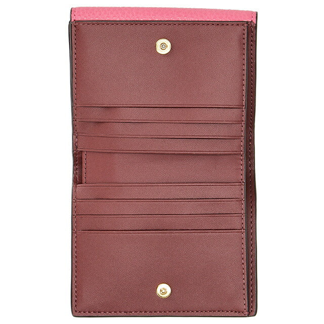 コーチ 二つ折り財布 レディース ブランド COACH レザー C4089 IMSPV 1 チョーク/ピンク C4089-IMSPV-1