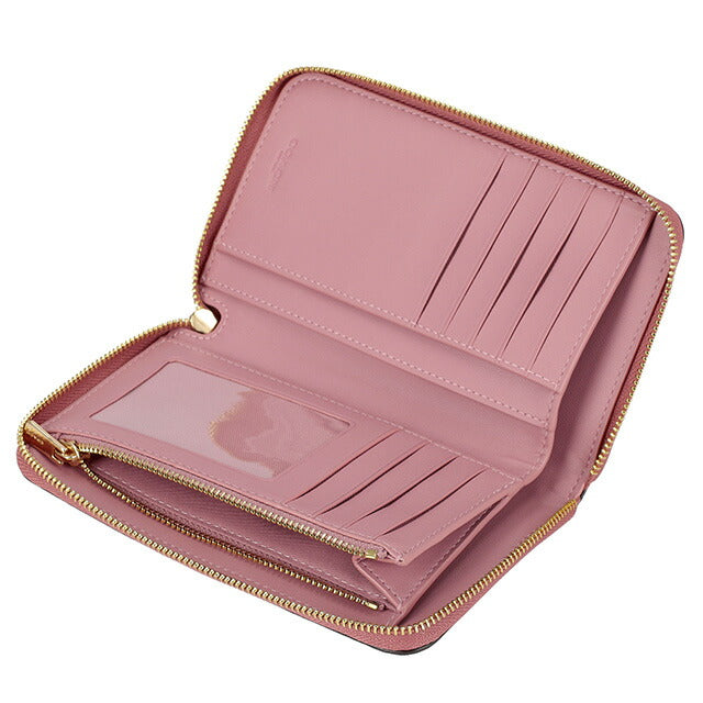 コーチ 二つ折り財布 レディース ブランド COACH レザー C4124 IMOUS 1 ピンク C4124-IMOUS-1