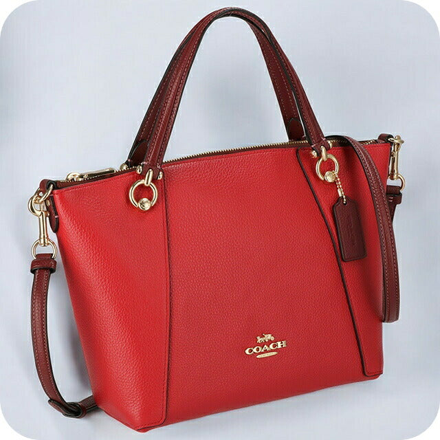 コーチ ハンドバッグ レディース ブランド COACH レザー C6841 IMP2Z 1 レッド C6841-IMP2Z-1